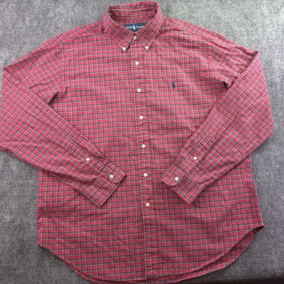Ralph Lauren Other - Ralph Lauren Shirt XL Classic Fit Red Check Long Sleeve Button Down Pony Cotton